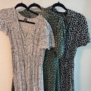 (3) SHEIN midi dresses